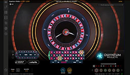 Giro de la rueda en la ruleta Quantum.