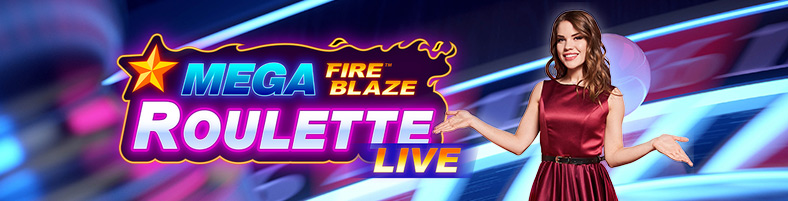 Portada de la ruleta Mega Fire Blaze en vivo con bote disponible en casinos online de
Chile.
