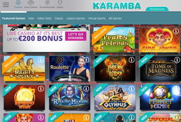 karamba casino mobile