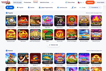 Oferta de juegos de casino en Vulkan Vegas en Panamá