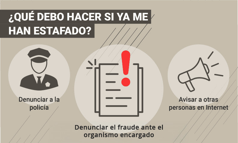 Qué hacer si me han estafado con criptomonedas