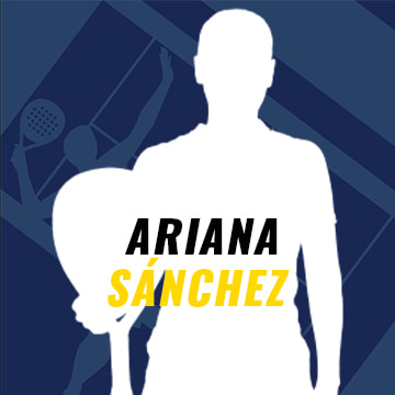 Imagen de la jugadora de pádel española Ariana Sánchez.