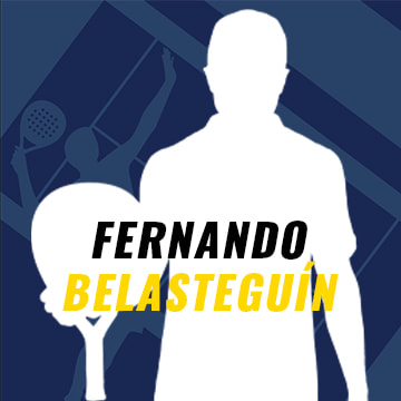 Imagen del jugador de pádel argentino Fernando Belasteguín.