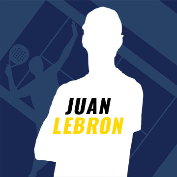 Imagen del jugador de pádel español Juan Lebrón.