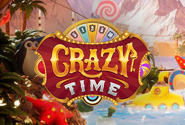 Portada del Game Show Crazy Time disponible en casinos online de México.