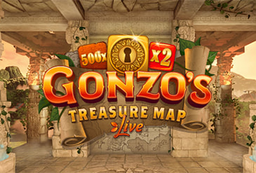 Portada del Gonzo’s Treasure Map disponible en casinos online de México.