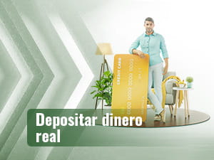 Depositar dinero real