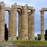 Ruinas del templo de Zeus, Atenas.