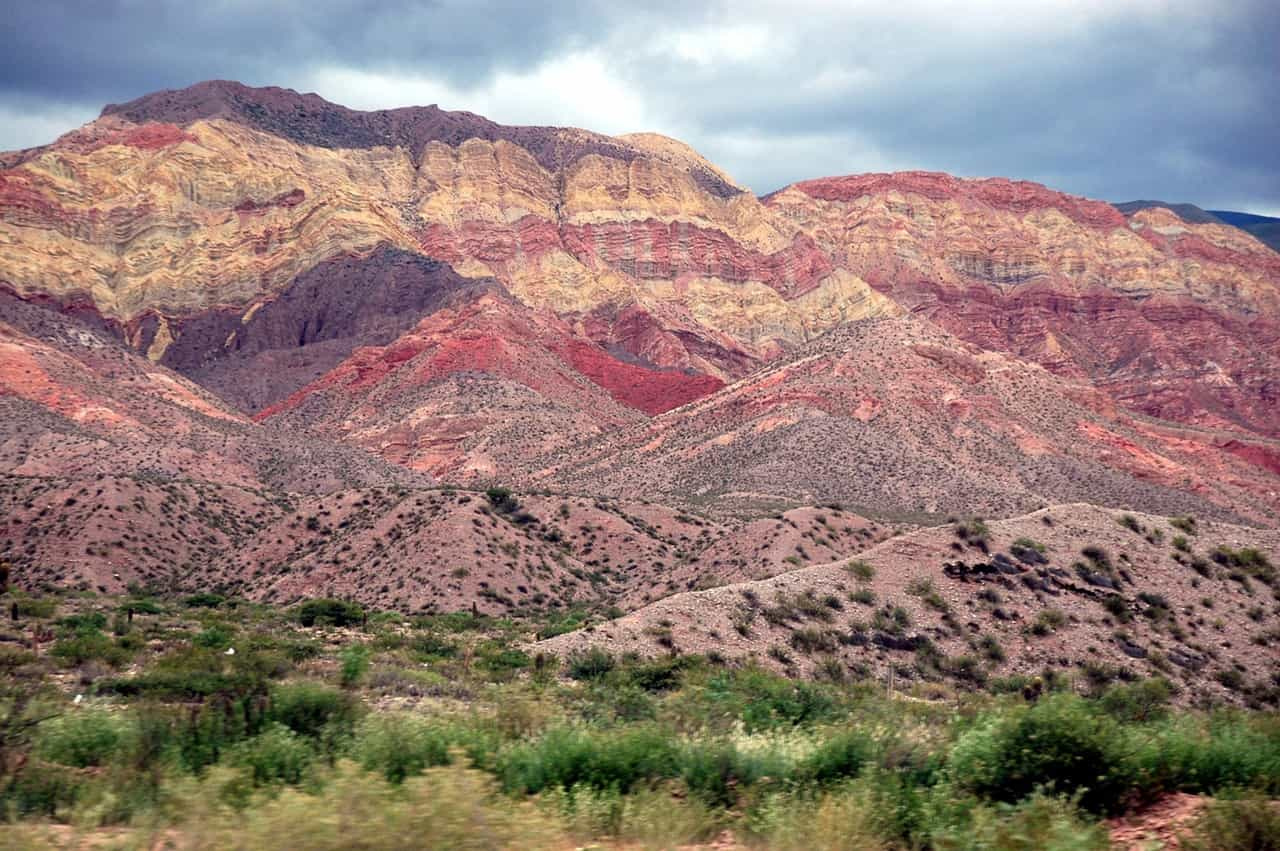 Cerro de los siete Colores en Salta, Argentina.