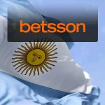 Bandera de Argentina y logo de Betsson.