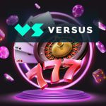 Juegos de casino y logo de VERSUS.