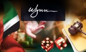 Logo de la empresa Wynn Resorts y juegos de casino.